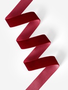 Лента бархатная, 20 мм, 18±1 м, бордовая №46 - Фото 2