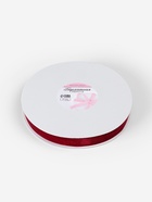 Лента бархатная, 20 мм, 18±1 м, бордовая №46 - Фото 4