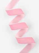 Лента бархатная, 20 мм, 18±1 м, розовая №08 - Фото 2