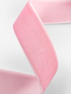 Лента бархатная, 20 мм, 18±1 м, розовая №08 - Фото 3