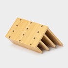 Подставка для разделочных досок и крышек Доляна, 18×10 см, 3 секции - Фото 6