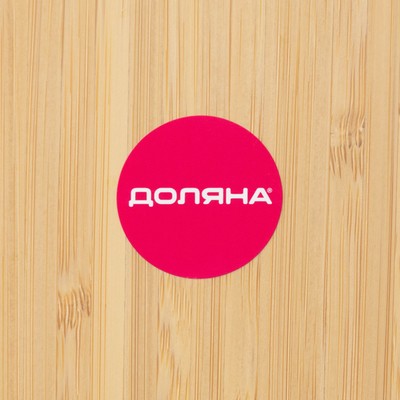 Блюдо для подачи Доляна Striata, овальное, 36×22 см, бамбук