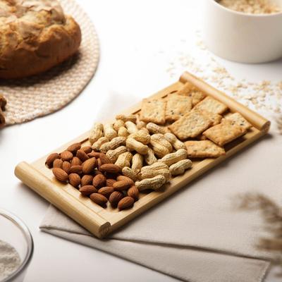 Блюдо для подачи Доляна Striata, 27×13 см, бамбук