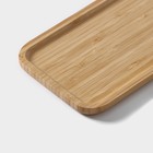 Блюдо для подачи Striata, прямоугольное, 30×13 см, бамбук - Фото 4