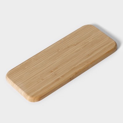 Блюдо для подачи Доляна Striata, прямоугольное, 30×13 см, бамбук