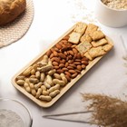 Блюдо для подачи Доляна Striata, прямоугольное, 30×13 см, бамбук - Фото 6