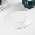 Сервиз керамический чайный «Шишечки», 12 предметов: чашка 200 мл, блюдце d=14.5 см, цвет зелёный - Фото 3