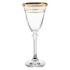 Набор бокалов для белого вина Asio, декор «Панто золото», 185 мл x 6 шт. - фото 300125456