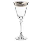 Набор бокалов для белого вина Asio, декор «Панто платина, отводка золото», 185 мл x 6 шт. - фото 300125458