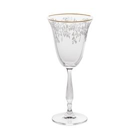 Набор бокалов для белого вина Fregata, декор «Панто, затирка платина, отводка платина», 185 мл x 6 шт.