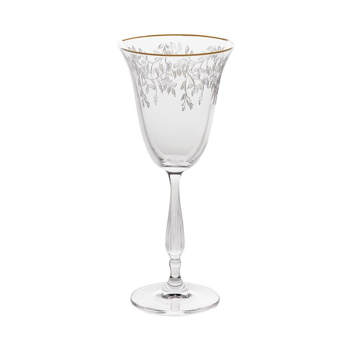 Набор бокалов для белого вина Fregata, декор «Панто, затирка платина, отводка платина», 185 мл x 6 шт. - Фото 1