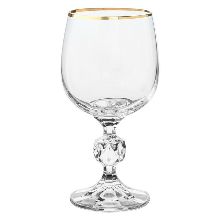 Набор бокалов для белого вина Sterna, декор «Отводка золото», 190 мл x 6 шт. - Фото 1
