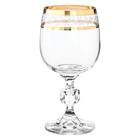 Набор бокалов для белого вина Sterna, декор «Панто золото», 190 мл x 6 шт. - фото 300125475