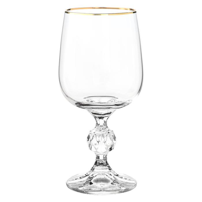 Набор бокалов для красного вина Sterna, декор «Отводка золото», 230 мл x 6 шт. - Фото 1