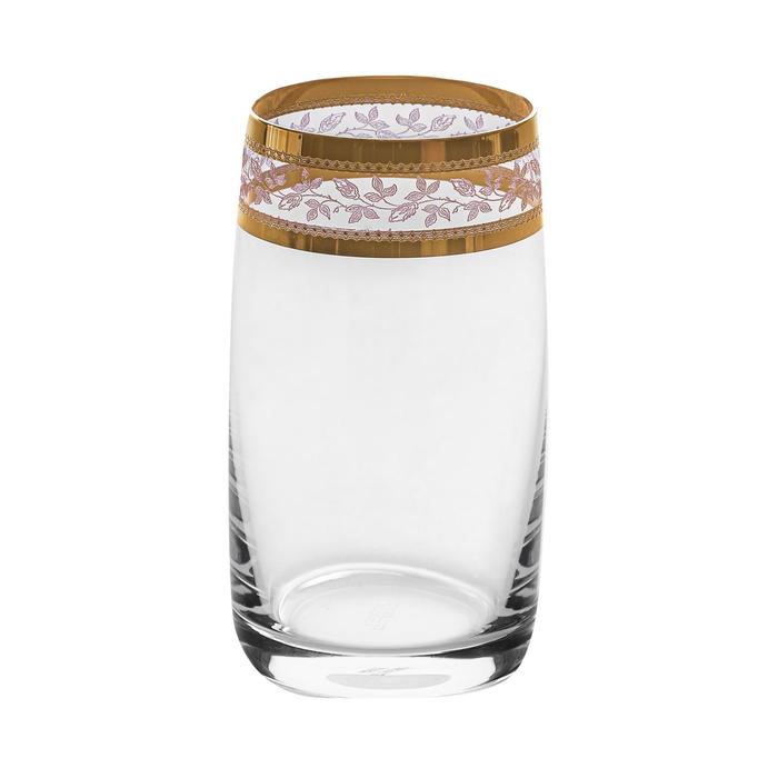 Набор стаканов для воды, декор «Панто золото», 250 мл x 6 шт. - Фото 1