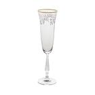 Набор бокалов для шампанского Fregata, декор «Панто, затирка платина, отводка платина», 190 мл x 6 шт. - Фото 1