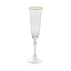 Набор бокалов для шампанского Parus, декор «Панто, отводка золото», 190 мл x 6 шт. - Фото 1