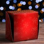 Коробка складная, двухсторонняя, "Золотое копытце", 16 х 16 х 10 см (комплект 5 шт) - фото 27412153