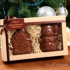 Шоколадная фигурка 2 в 1 «Ёлочка + Снеговик», 160 г - фото 320428111