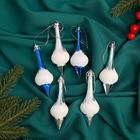 Ёлочные игрушки набор 6 шт. «Сосульки царские» 3.5×8.5 см, МИКС - Фото 1