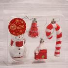 Ёлочные игрушки 4 шт. «Забавы снеговика», красный - Фото 2