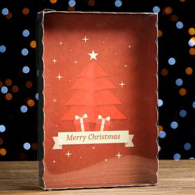 Коробочка для печенья "Счастливого Рождества", 22 х 15 х 3 см