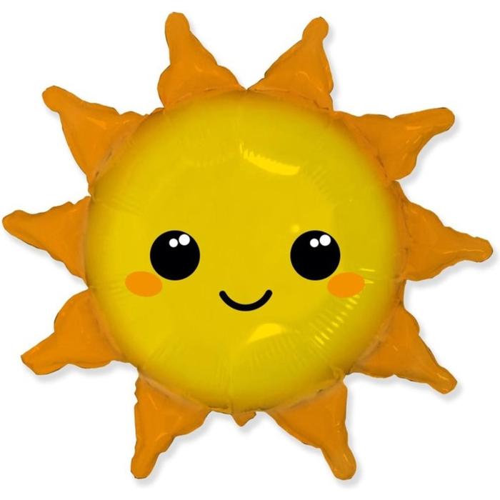 Шар фольгированный 31" «Солнце», фигура - Фото 1