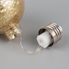 Набор ёлочных шаров «Звёздочки золотые» 3 шт., батарейки, 5 LED, свечение тёплое белое, УЦЕНКА - Фото 5