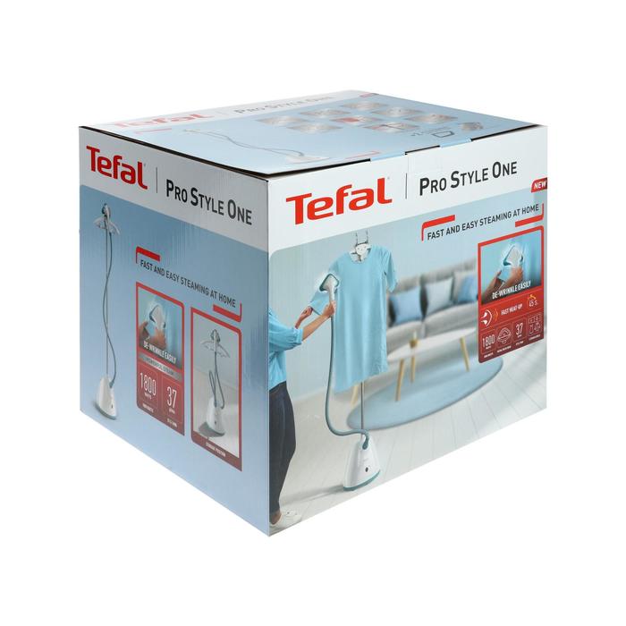 Отпариватель Tefal IT2460E0, напольный, 1800 Вт, 2 режима, 1.5 л, бело-голубой - фото 51320645