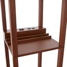 Торшер "Практик" Е27 40Вт 2хUSB коричневый 26х26х159 см - Фото 5