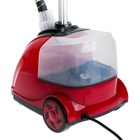 Отпариватель LuazON LO-07, напольный, 1800 Вт, 1.4 л, 46 г/мин., 12 режимов, красный - Фото 6