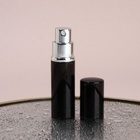 Флакон для парфюма, с распылителем, 10 мл, цвет чёрный - фото 318603776