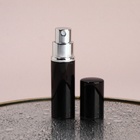 Флакон для парфюма, с распылителем, 10 мл, цвет чёрный - Фото 4