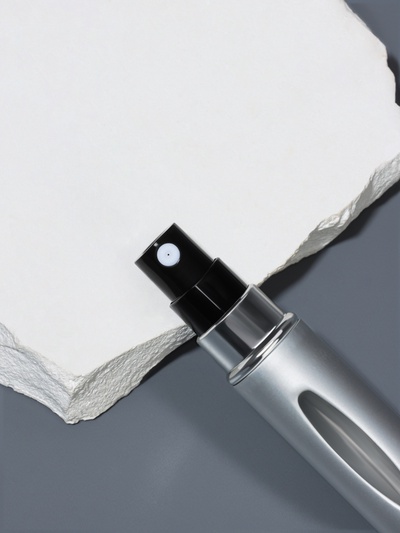 Атомайзер для парфюма, с распылителем, 5 мл, серебристый