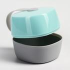 Контейнер для хранения и стерилизации детских сосок и пустышек, цвет серый/бирюзовый - фото 30994663 Контейнер для хранения и стерилизации детских сосок и пустышек, цвет серый/бирюзовый - фото 30994663