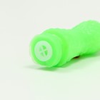 Игрушка пищащая «Задумчивая курица» малая для собак, 16.5 см, ярко-зелёная - Фото 5