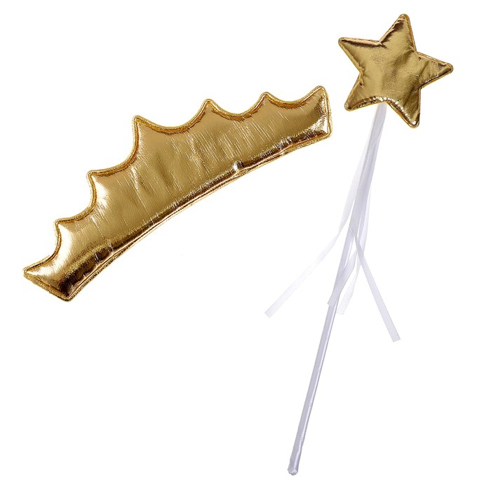Карнавальный набор «Звёздочка» предмета: корона, жезл