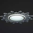 Люстра с ПДУ 1194/1 LED 52 Вт 3000-6000К диммер белый-прозрачный 50×50×8 см BayerLux - фото 4366482