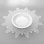 Люстра с ПДУ 1194/1 LED 52 Вт 3000-6000К диммер белый-прозрачный 50×50×8 см BayerLux - фото 4366485