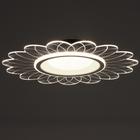 Люстра с ПДУ 1200/1 LED 52Вт 3000-6000К диммер белый-прозрачный 50х50х8 см BayerLux 5487511 Люстра с ПДУ 1200/1 LED 52Вт 3000-6000К диммер белый-прозрачный 50х50х8 см BayerLux 5487511