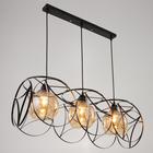 Светильник BayerLux 1691/3 E27 40 Вт черный 66×23×22.5 см - фото 3762126