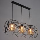 Светильник BayerLux 1691/3 E27 40 Вт черный 66×23×22.5 см - фото 3762127