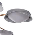 Люстра 1852/4 LED 64 Вт 3000-6000К серо-золотой 65×65×17 см BayerLux - фото 35364502