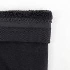 Леггинсы детские махровые, цвет тёмно-серый, рост 122-128 - фото 39535483