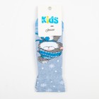 Носки детские махровые, цвет светло-голубой меланж/голубой, размер 14-16 - Фото 4