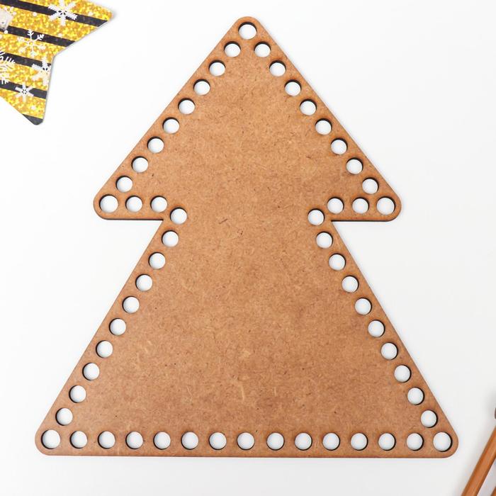 Заготовка для вязания «Ёлка. Глухая», донышко, 20×18.5 см