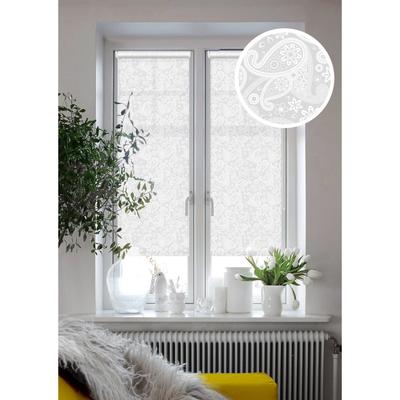 Рулонная штора «Шанталь», 37х160 см, цвет белый