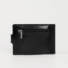 Зажим для купюр на кнопке, для монет, для карт, цвет чёрный - Фото 2