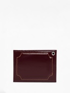 Обложка на удостоверение адвоката, натуральная кожа, бордовая - Фото 4