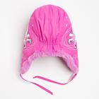 Шапка «Алина» для девочки, цвет лиловый, размер 50 - Фото 4